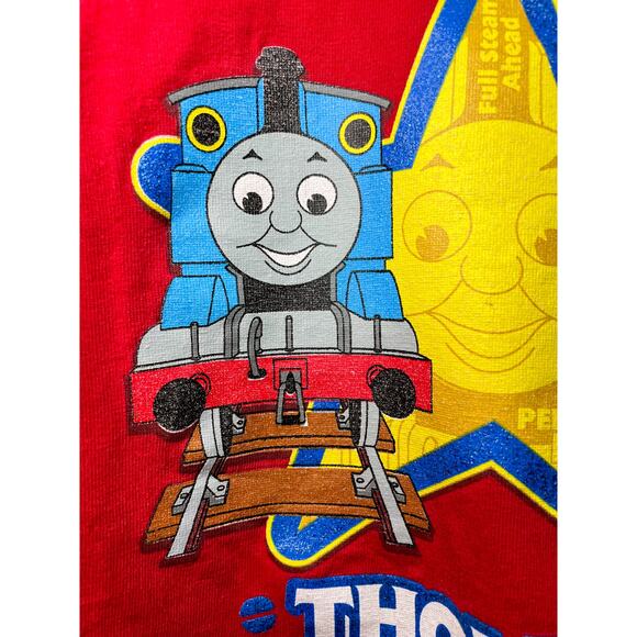 Thomas and Friends No. 1 Blue Engine Long Sleeve Y2K T-Shirt - Picture 4 of 6